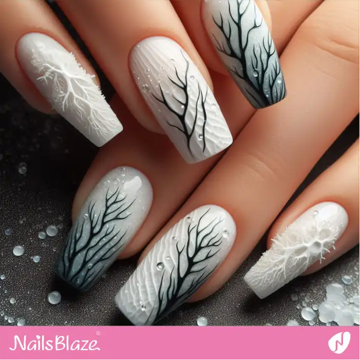 3D Coral Reefs Nail Design | Save the Ocean Nails - NB2831